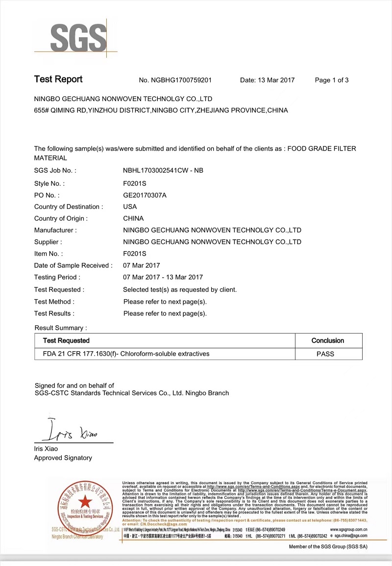 FDA TEST